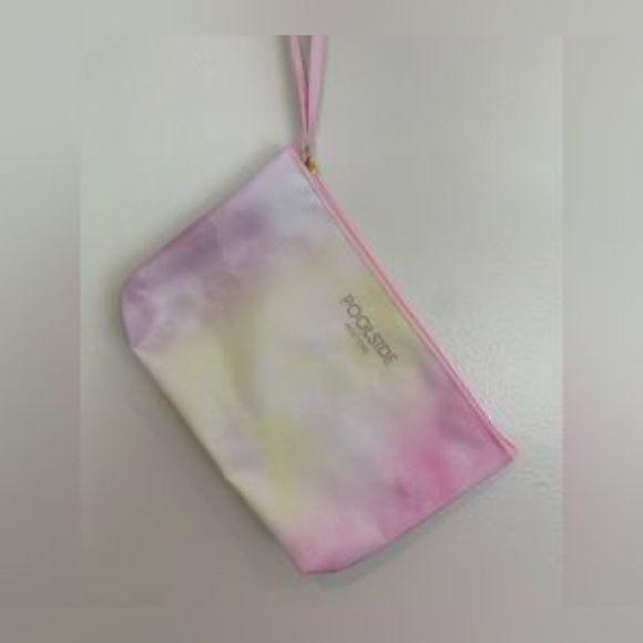 New *POOLSIDE NEW YORK* Wet/Dry Water Resistant Zip Pouch 11.5  x 7in 3 Pocket - Picture 3 of 4